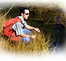 Marty Yamagiwa surveys progress on Lassen Creek.