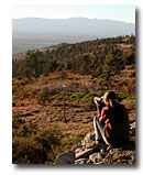 Photographing from Happy Camp Lookout.