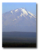 Mt. Shasta as seen from the Fall River Valley overlook.
