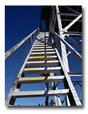 Steps on Sugar Hill Lookout.