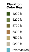 Elevation Color Key