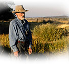 Dick Mackey at his Canyon Creek Ranch. 