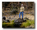 Todd Sloat enjoys the view of Ash Creek.