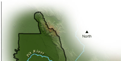 Fall River Valley map