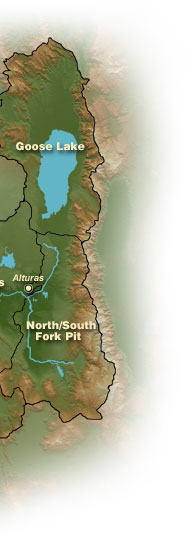 Pit Watershed map