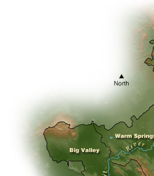 Pit Watershed map