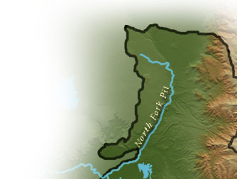 North/South Fork Pit map