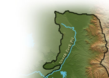 North/South Fork Pit map