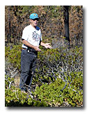 Tom Ratcliff, wildlife biologist explains the reason for the Manzanita Prescribed Fire.